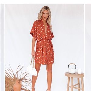 PLAYFUL POLKA DOT VERSATILE KIMONO DRESS